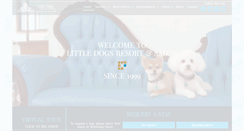 Desktop Screenshot of littledogsresort.com